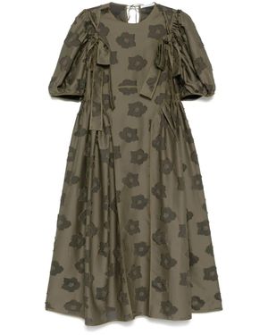Cecilie Bahnsen Finnegan Kleid - Grün