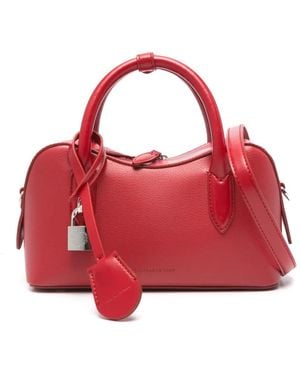 Stella McCartney Padlock-Embellishment Tote Bag - Red