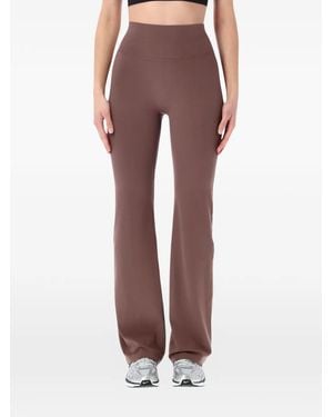 Nike Logo-Detail Pants - Brown