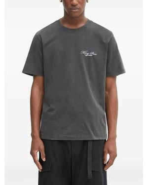 Filling Pieces Round-Neck Graphic T-Shirt - Grey