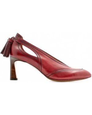 Lottusse Smithson Tassel-Detail Pumps - Red