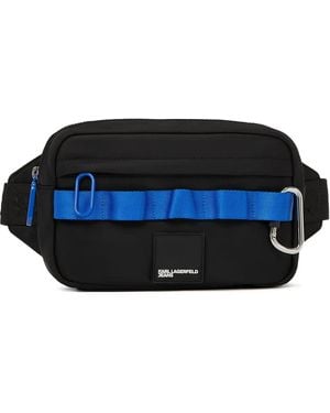 Karl Lagerfeld Gürteltasche Mit Logo-Patch - Schwarz