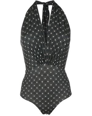 Clube Bossa Deneuve Halterneck Swimsuit - Black