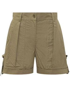 Isabel Marant Drawstring Cuffed Shorts - Green