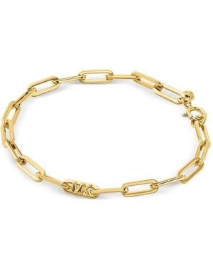 Michael Kors Armband Mit Eckiger Kette - Mettallic