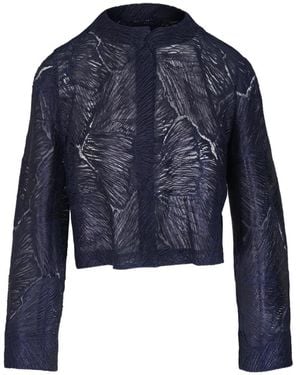 Akris Cropped Jacket - Blue