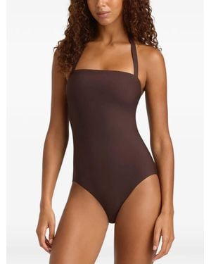 Bondi Born Evelyn Halterneck Swimsuit - Purple