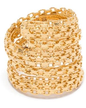 Wouters & Hendrix Chain-Detail Ring - Metallic