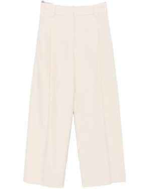 Brunello Cucinelli Pleate Pants - White