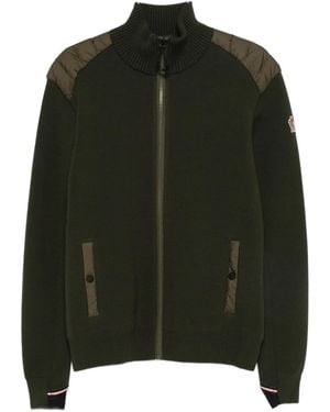 Moncler Zip-Up Sweater - Green