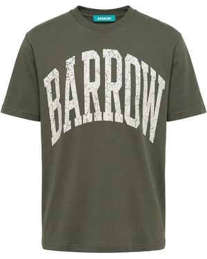 Barrow Camiseta Con Logo Estampado - Verde