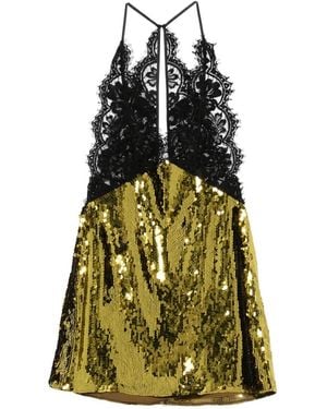 retroféte Edda Lace Mini Dress - Yellow