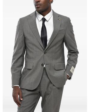 Corneliani Single-Breasted Wool Suit - Grey