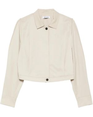 Low Classic Buttoned Jacket - White