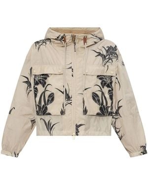 Moncler Sauvan Hooded Jacket - Natural