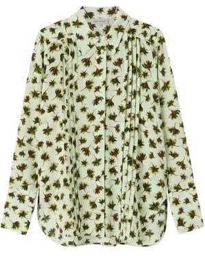Lee Mathews Daphne Floral-print Blouse - グリーン