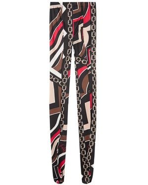 PUCCI Medias Con Estampado Istrice - Negro