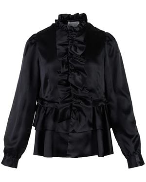 Noir Kei Ninomiya Chemise À Taille Élastique - Noir