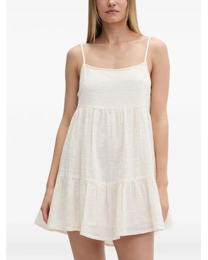 Rip Curl Tiered Spaghetti-Strap Dress - White