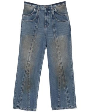 ANDERSSON BELL Layered Wide-Leg Jeans - Blue