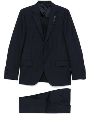 Lardini Completo Due Pezzi A Righe - Blu