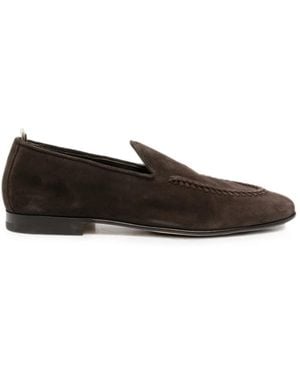 Officine Creative Oliver Braided-Trim Loafers - White