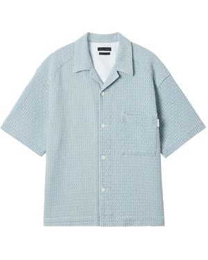 FIVE CM Camicia Con Maniche Corte - Blu