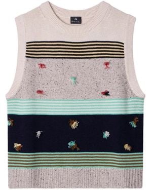 Paul Smith Pullunder Mit Stickerei - Grau