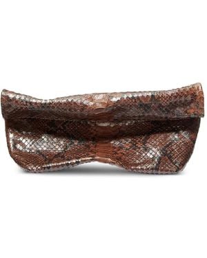 Michael Kors Maggie Clutch Bag - Brown