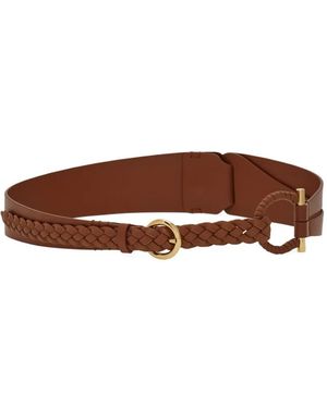 Ferragamo Gürtel Mit Gancini - Braun