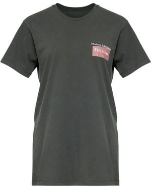 Maison Margiela スローガン Tシャツ - グレー