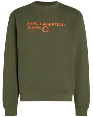 Karl Lagerfeld Eclipse Logo Sweatshirt - Green