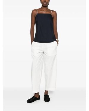 Peserico Crystal-Embellished Virgin Wool Top - White