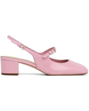 Cinq À Sept Diana Slingback Leather Pumps - Pink