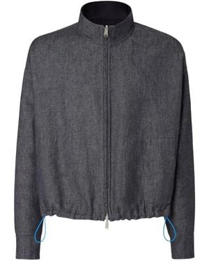 Fendi Reversible Denim Jacket - Grey