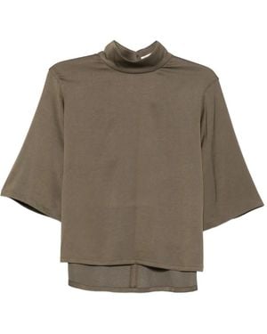 DRYKORN Aletia T-Shirt Mit Stehkragen - Grün