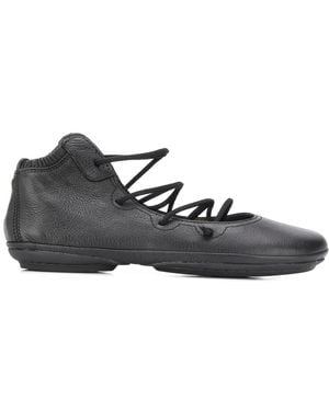 Camper Bailarinas Nina con cordones - Negro