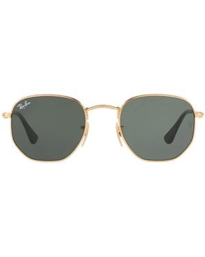 Ray-Ban Hexagonal Flat Lenses Sunglasses - Grey