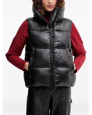 Save The Duck Funnel-Neck Padded Gilet - Black