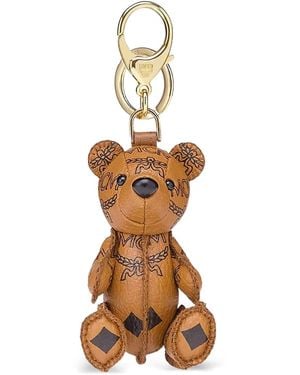 MCM Park Bear Charm - White