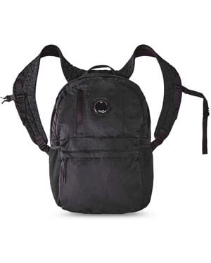 C.P. Company Logo Patch Backpack - Black
