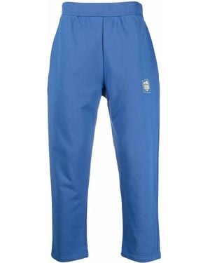 Opening Ceremony Logo-Print Cotton Track Trousers - Blue
