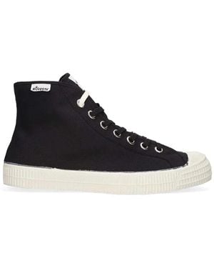 Novesta Star Dribble High-Top Canvas Sneakers - Black