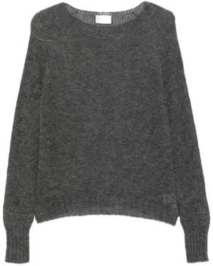 Scaglione Jersey Con Cuello Barco De Manga Raglán - Gris