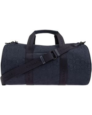 COACH Theo Monogram Duffle Bag - Blue