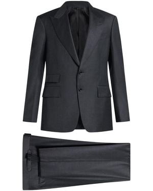 Tom Ford Single-Breasted Suit - Black