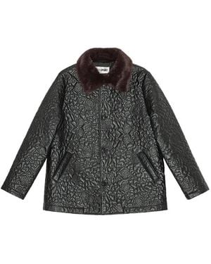 OperaSPORT Floral Quilted Jacket - Black