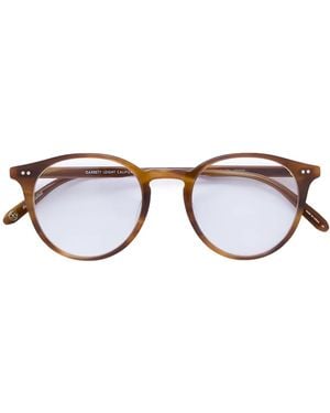 Garrett Leight Clune Round-Frame Tortoiseshell Glasses - Marrone