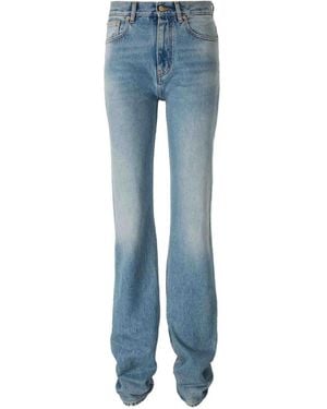 DARKPARK Sarah Drawstrings-Detail Jeans - Blue