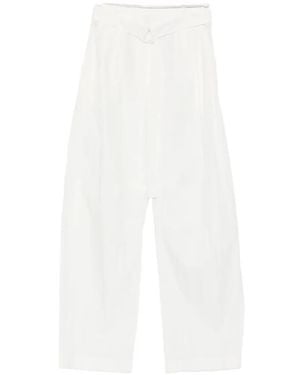 Patrizia Pepe Tapered Pants - White